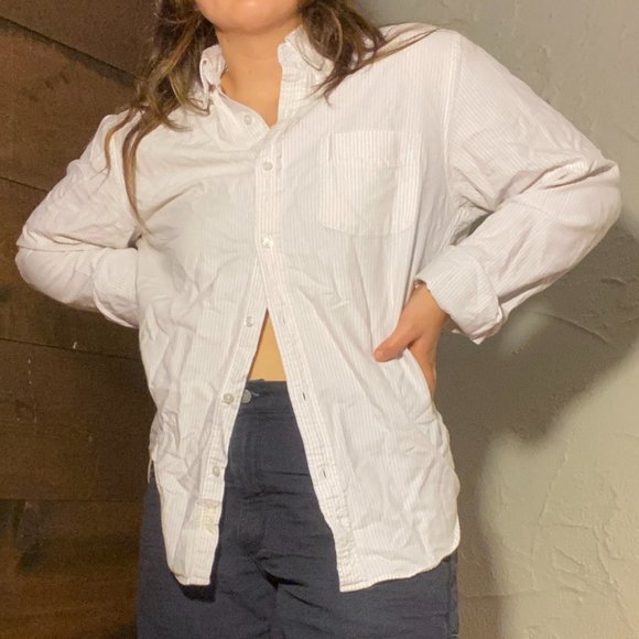 J. Crew Vintage Oxford Striped Button Down - Picture 5 of 7